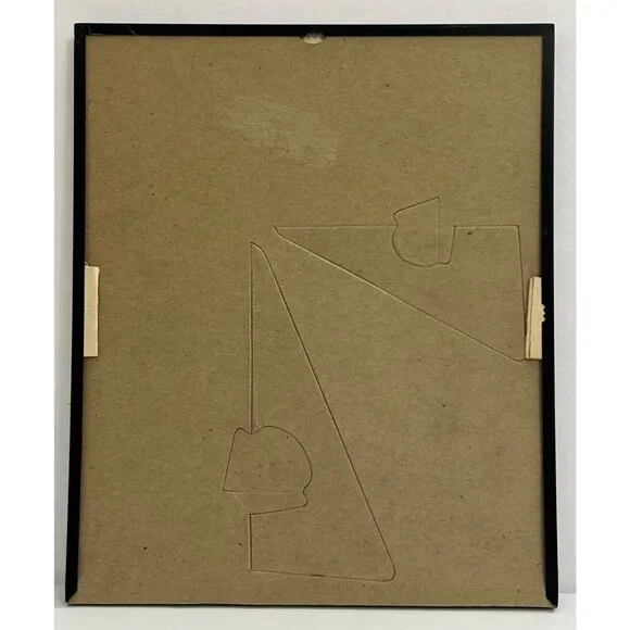 Roadrunner Art Print Radovich 1962 Framed 8x10 Desert Landscape Cactus Flowers - Picture 2 of 7